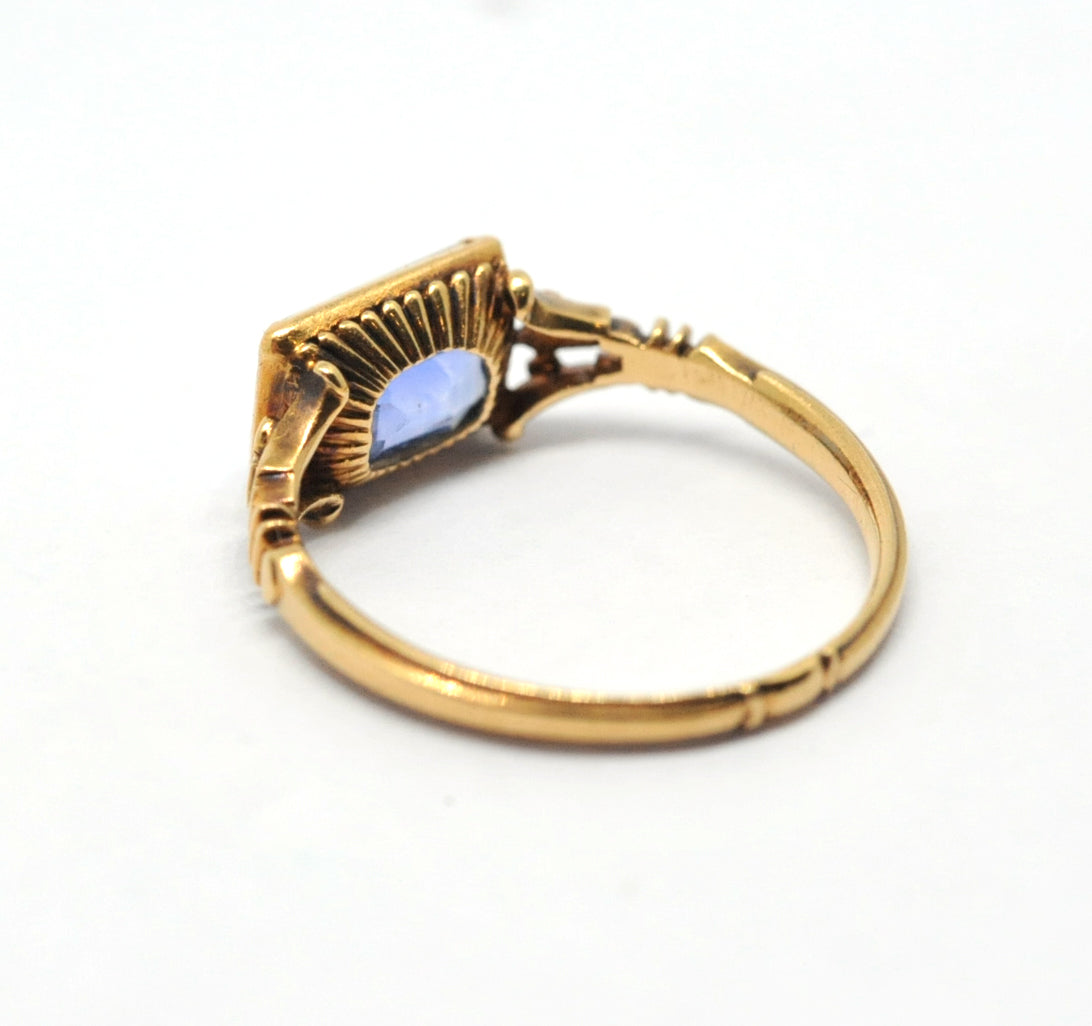 18th century sapphire ring