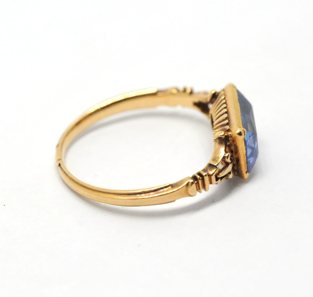 18th century sapphire ring
