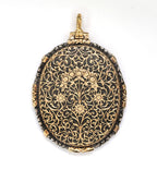 Antique gold and silver locket