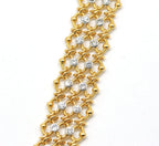 Cartier gold and diamond bracelet