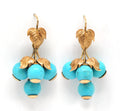 Victorian turquoise earrings