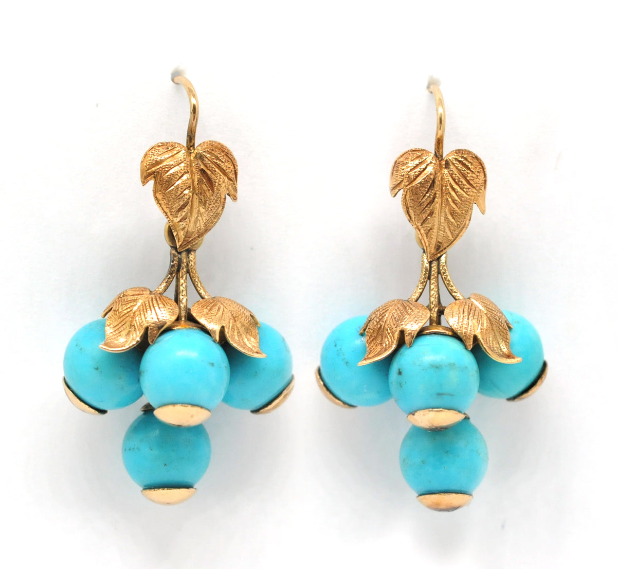 Victorian turquoise earrings