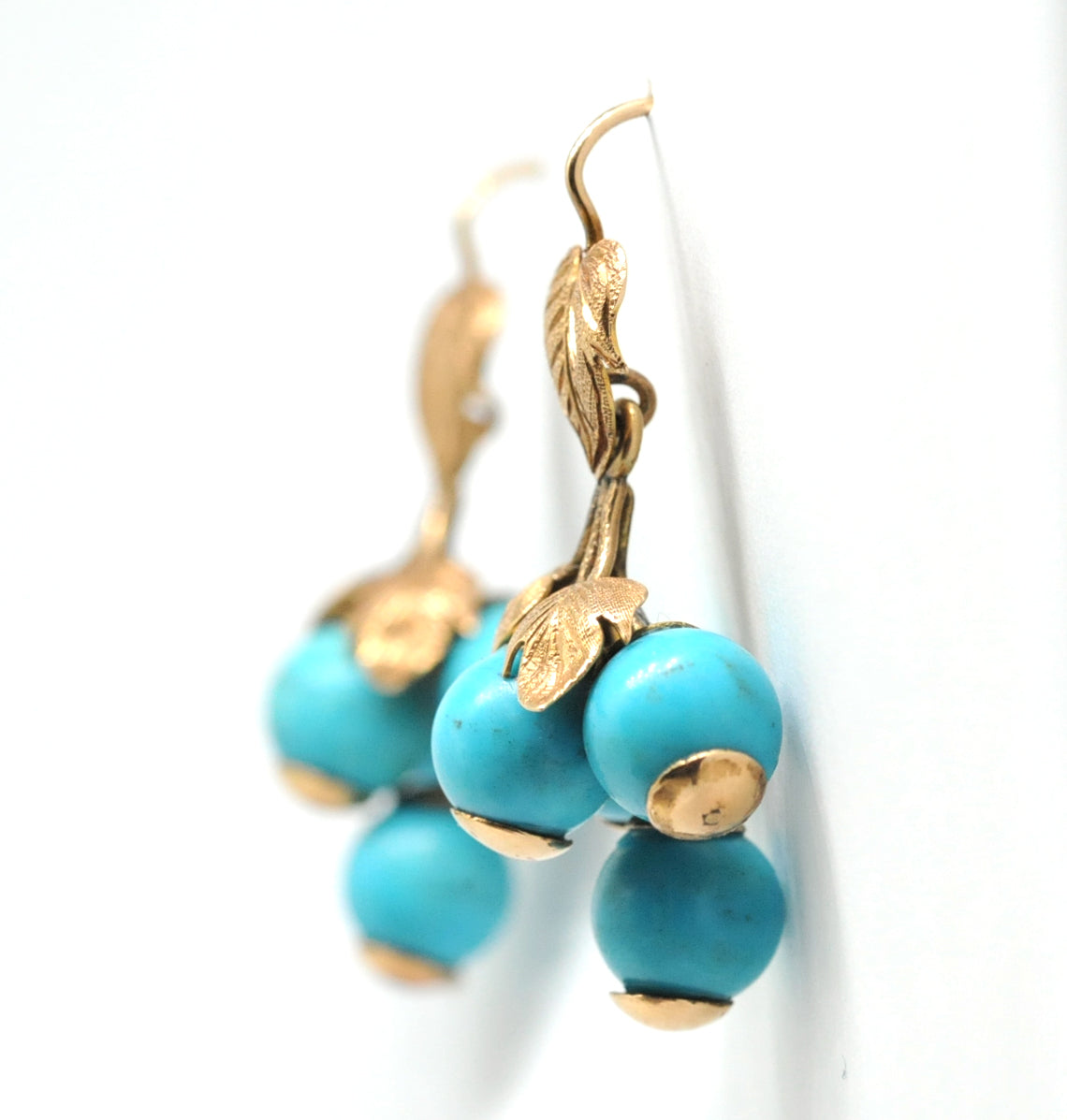 Victorian turquoise earrings