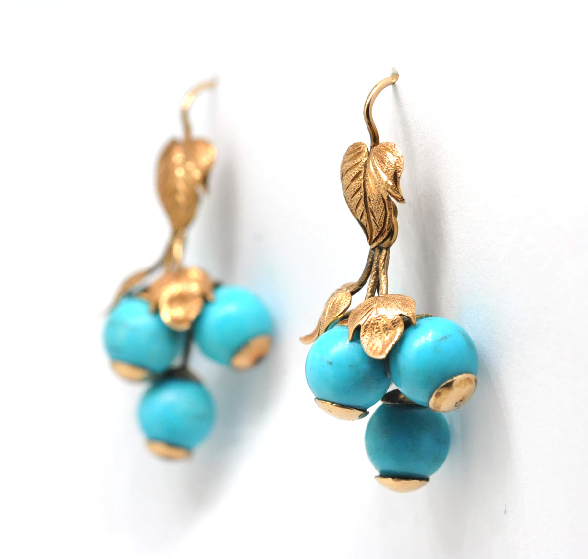 Victorian turquoise earrings