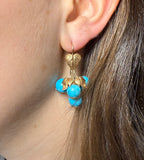 Victorian turquoise earrings