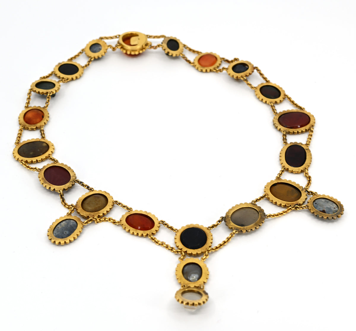 Intaglio necklace suite