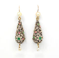 Pendeloque earrings