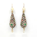 Pendeloque earrings