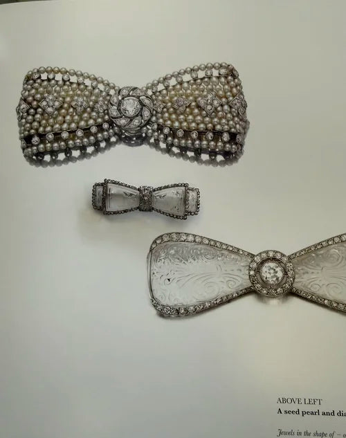 Crystal and diamond bow