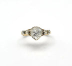 Rococo diamond ring