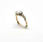 Rococo diamond ring