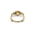 Rococo diamond ring