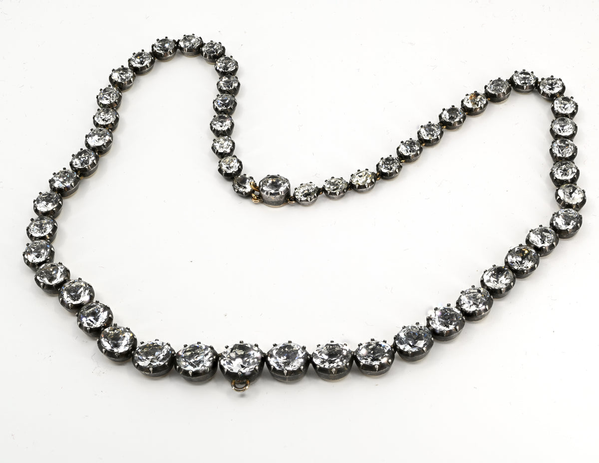 Georgian topaz necklace