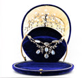 Moonstone tiara and necklace