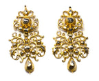 Late 17th century diamond earrings