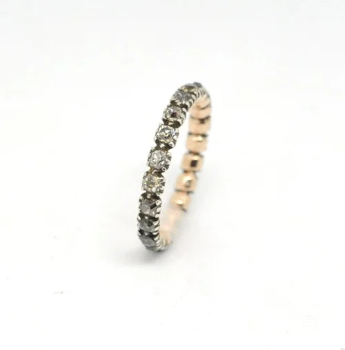 Georgian diamond eternity ring