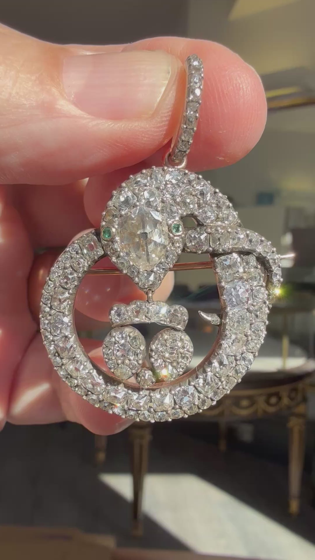 Ouroboros pendant/brooch